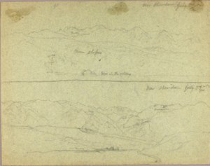 1892年7月3日、シェリダン近郊 作： Thomas Moran