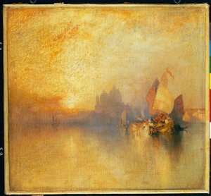 乳白色のヴェネツィア 作： Thomas Moran