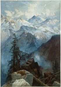 シエラの頂上 作： Thomas Moran