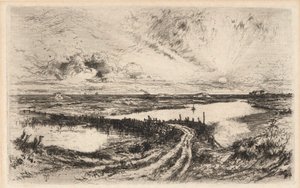 日の出 作： Thomas Moran