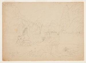ユタ州南部、リオ バージン峡谷 作： Thomas Moran