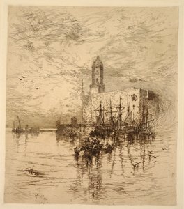 サン ファン デ ウジョア城、ベラ クルス、メキシコ 作： Thomas Moran