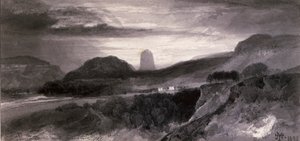 ジョンストンズの悪魔の塔 作： Thomas Moran