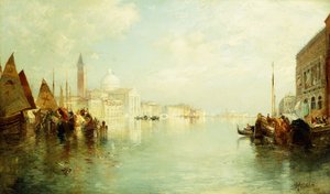 大運河、1887 作： Thomas Moran