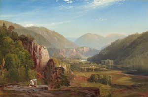 ジュニアータ、夕方、1864 作： Thomas Moran
