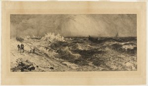 鳴り響く海 作： Thomas Moran