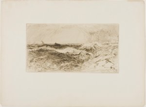鳴り響く海 作： Thomas Moran
