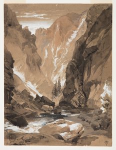コロラド州トルテック渓谷 作： Thomas Moran