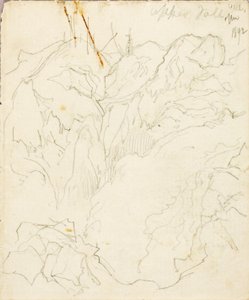 アッパー・フォールズ、イエローストーン 作： Thomas Moran