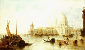 1889年ヴェネツィア 作： Thomas Moran