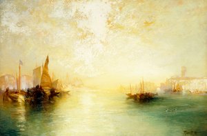 ヴェネツィア、1909 作： Thomas Moran
