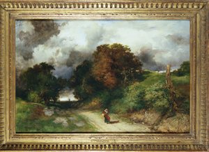 ウィンディヒルトップ、アマガンセット、ロングアイランド、1901 作： Thomas Moran