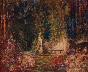 「記憶の庭」、c1912 作： Thomas Mostyn