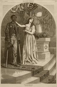フランチャイズ、1865年8月5日、ハーパーズウィークリーから 作： Thomas Nast