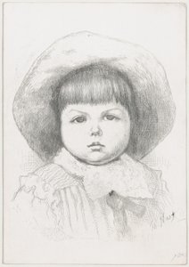 シリル・ナストの子供の肖像、1879年以降、1879年以降。 作： Thomas Nast