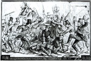 「ハーパーズウィークリー」1867年から祝う日 作： Thomas Nast