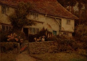 コテージ・ガーデン 作： Thomas Nicholson Tyndale