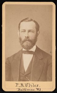 フィリップ・リース・ウーラーの肖像、1835～1913年、1860年代頃。