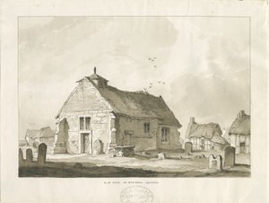 ベッドナル教会：セピア画、nd [？1838] 作： Thomas Peploe Wood
