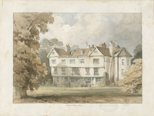 ブロートンホール：水彩画、nd [？1838]（絵画）