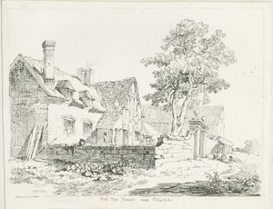 コリッチ-ホールフラットハウス：ペンとインクの描画 作： Thomas Peploe Wood