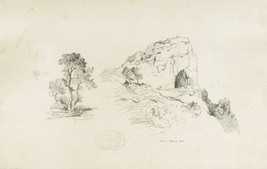 ダブデール-風景：ペンとインクの描画、nd [1817-1845]（描画）