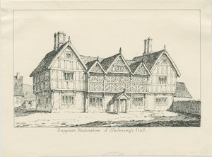 ニューボローホール：ペン画、1836年