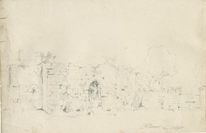 スタッフォード-セントトーマスの[優先]：鉛筆画、nd [1839]（描画）