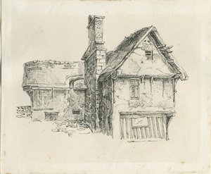 スタンドンホール：ペンとインクの描画、nd [？19世紀半ば]（描画）