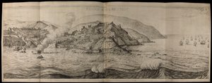 地図、タンジールの図面 作： Thomas Phillips