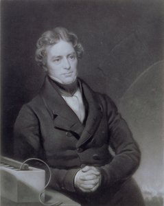 ヘンリーカズンズ（d.1864）c.1841によって彫刻されたマイケルファラデー（1791-1867）の肖像