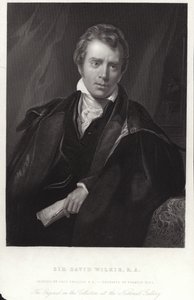 スコットランドの画家、デイビッドウィルキー卿。フランシスホールの彫刻 作： Thomas Phillips