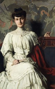 マルト・ヒエンツの肖像、c。 1906 作： Thomas Pollock Anschutz