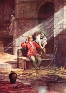 グウィネッドの王、グルフッド・アプ・サイナンのチェスター城からの脱出 作： Thomas Prytherch