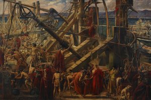 シラキュースの包囲、1895 作： Thomas Ralph Spence
