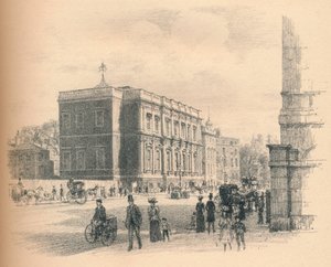 ホワイトホール宮殿のバンケットホールの外観、1902年 作： Thomas Robert Way