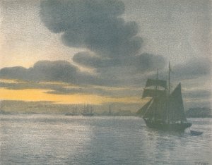 ローワーテムズ、c1900 作： Thomas Robert Way