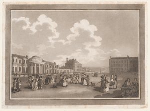 スタイン ブライトヘルムストーンへの遠足、1790 年 6 月 1 日、1790 年 6 月 1 日。作成者: Thomas Rowlandson、Samuel Alken。 作： Thomas Rowlandson, Samuel Alken