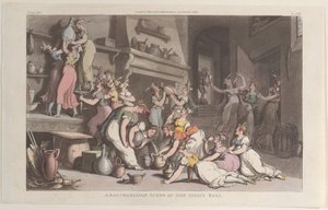 ナポリとカンパーニャ フェリーチェからのドン ルイジの舞踏会でのバッカナリアン シーン:...、1815 年 6 月 1 日。
