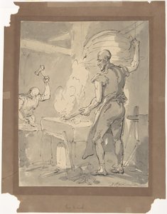 鍛冶屋 作： Thomas Rowlandson