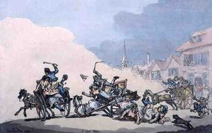 カートレース』（ウィリアム・ホランド著 作： Thomas Rowlandson