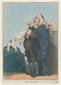 評議員 [sic]、1801 年 1 月 1 日、1801 年 1 月 1 日。 作： Thomas Rowlandson