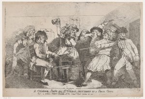 1787 年 10 月 26 日、1787 年 10 月 26 日。 作： Thomas Rowlandson