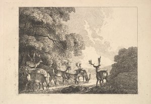 飲酒クワガタのグループ、1784-88。 作： Thomas Rowlandson