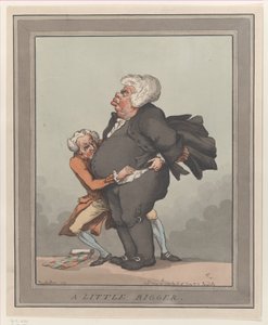 少し大きく、1791 年 5 月 18 日、1791 年 5 月 18 日。 作： Thomas Rowlandson