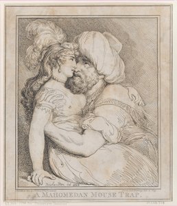 マホメダンのネズミ捕り、1800 年 2 月 20 日、1800 年 2 月 20 日。 作： Thomas Rowlandson