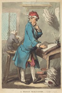 お金の書士 作： Thomas Rowlandson