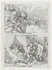 新しいスピーカーと結婚式の夜、1789 年 2 月 7 日、1789 年 2 月 7 日。 作： Thomas Rowlandson