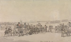 1785年5月のブラックヒースに関する回顧録 作： Thomas Rowlandson