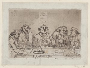 A Rotation Office、[1774 年 6 月 8 日] 1779 年再発行、[1774 年 6 月 8 日] 1779 年再発行。 作： Thomas Rowlandson